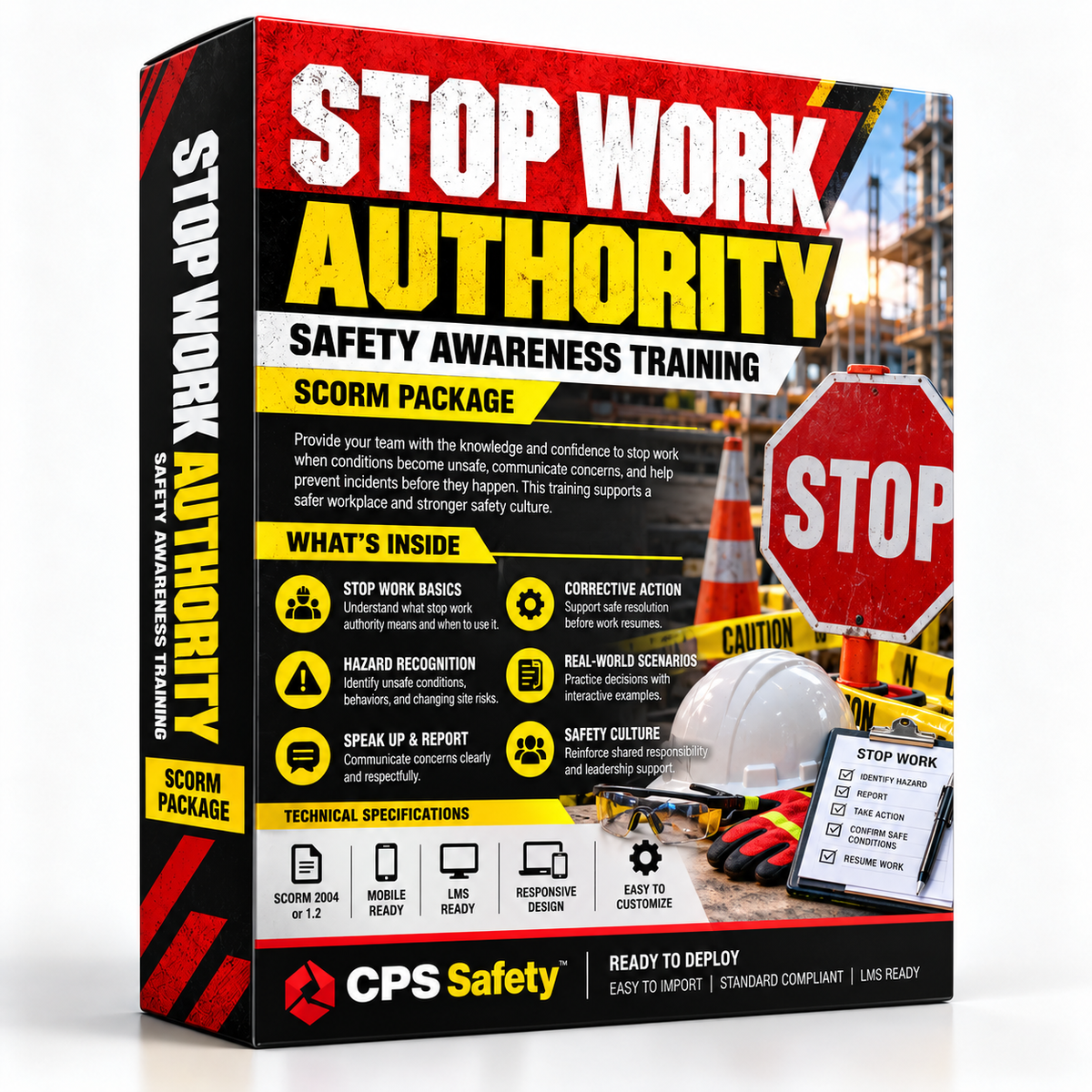 Stop Work Authority Safety Training SCORM Package