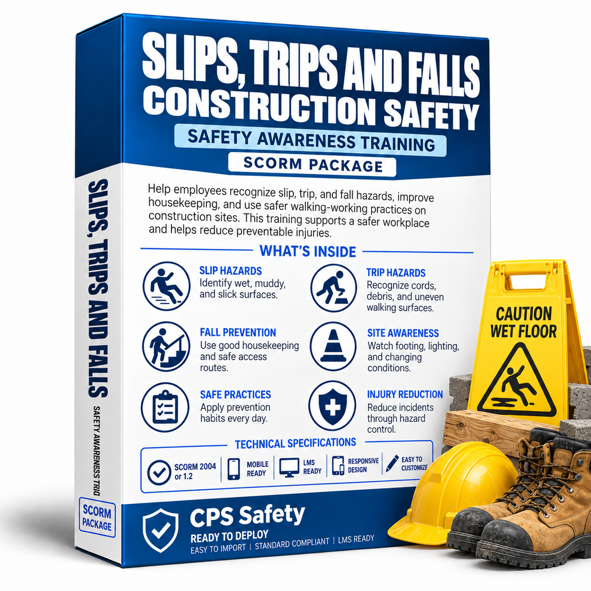 Slips, Trips, and Falls Safety Training SCORM Package